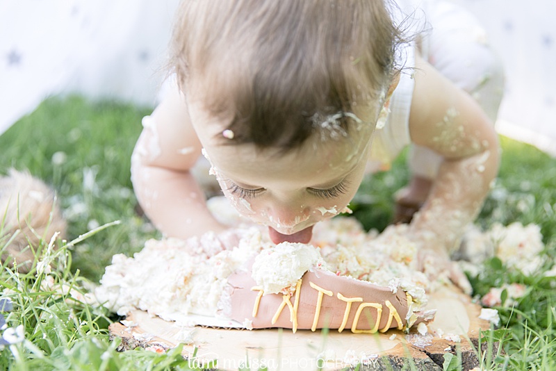 first birthday cake smash photography